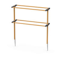 RANKHILFE  - Lärchefarben, Basics, Holz/Kunststoff (118,5/138,5/34,5cm)