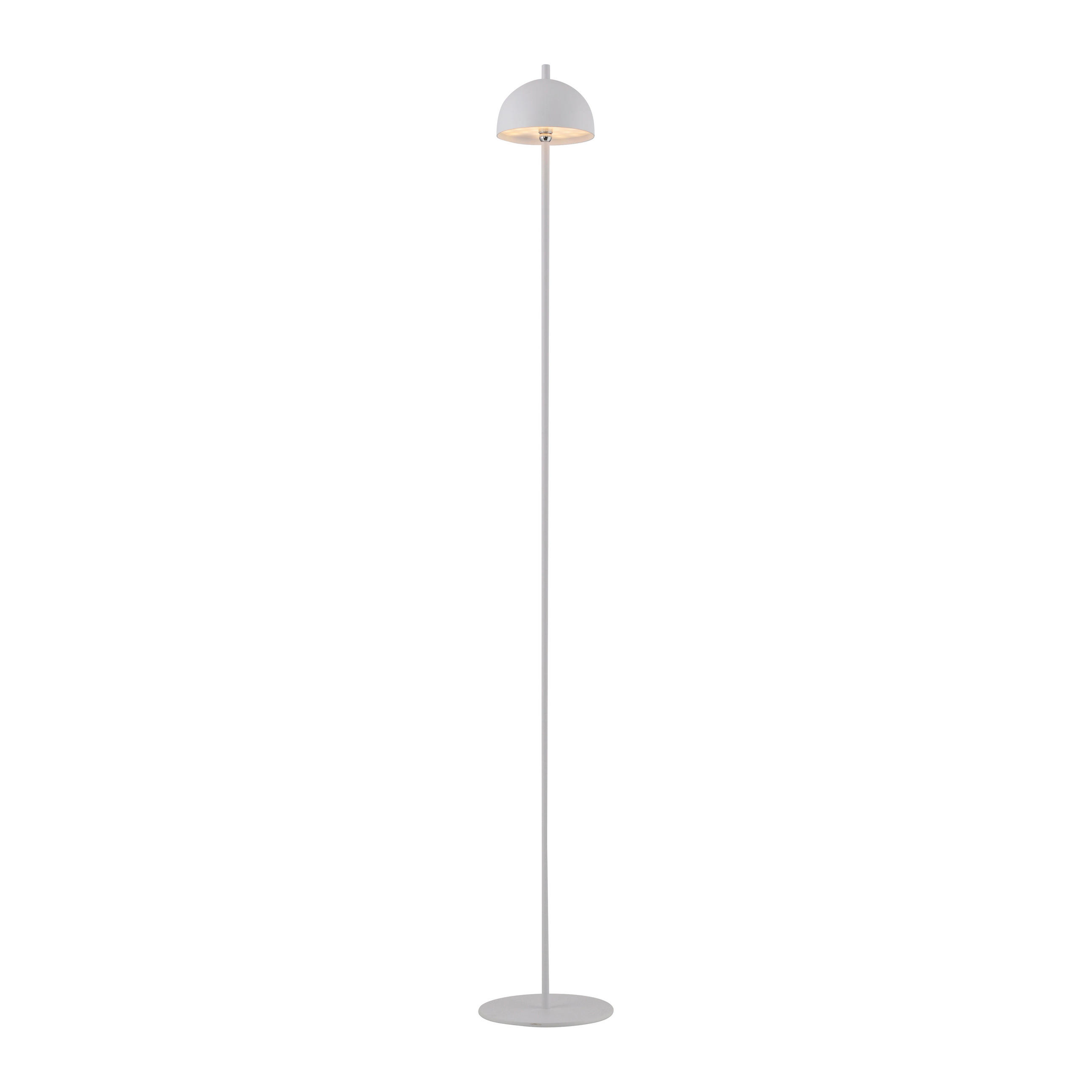 AKKU-STEHLEUCHTE 18/18/126 cm    - Weiß, Design, Kunststoff/Metall (18/18/126cm) - Schöner Wohnen