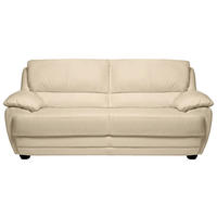 2-SITZER-SOFA Lederlook Beige  - Beige, Design, Kunststoff/Textil (209/97/100cm) - Livetastic