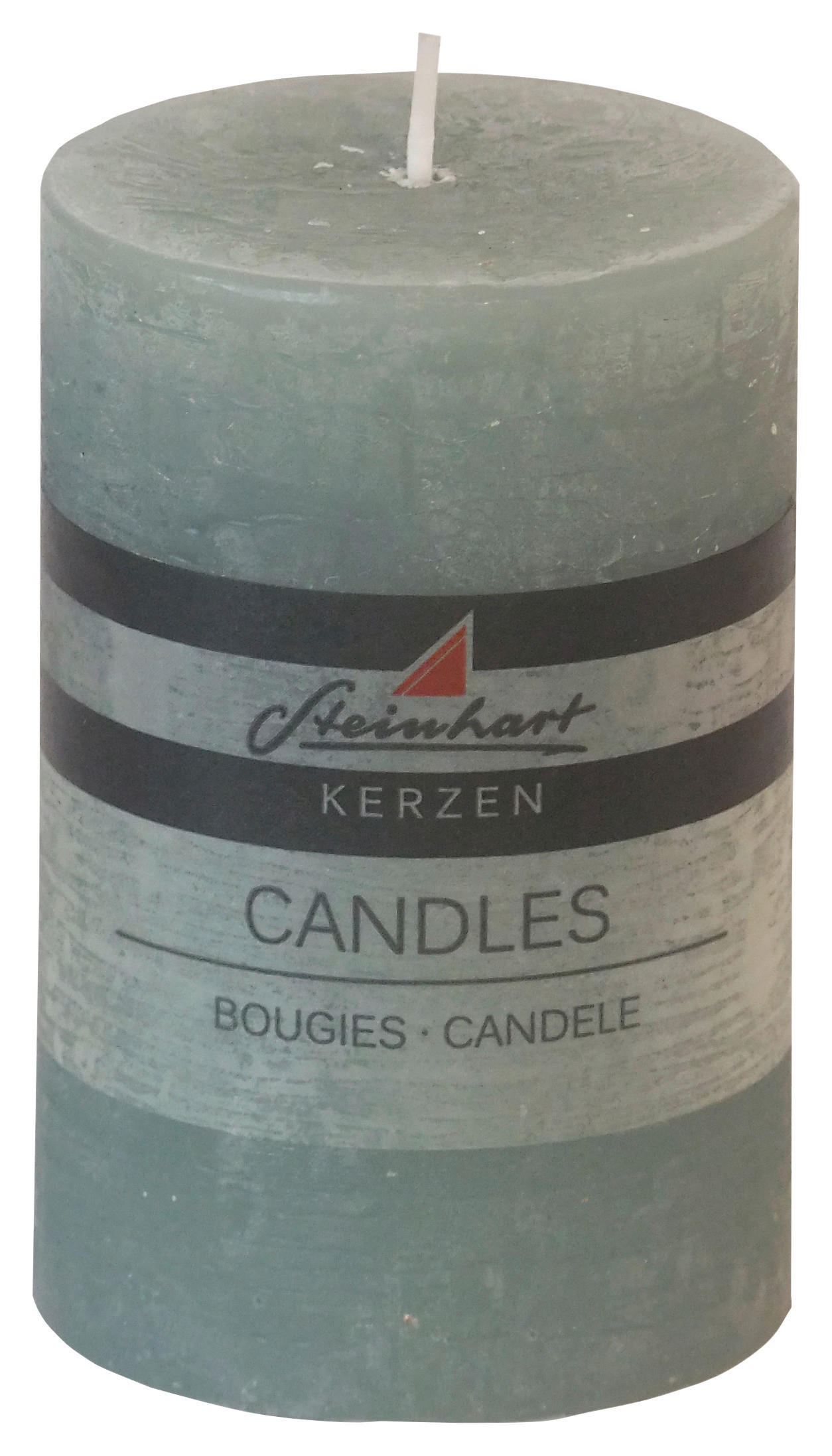 STUMPENKERZE 6,8/10 cm  - Grün, Basics (6,8/10cm) - Steinhart