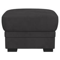 HOCKER Mikrofaser Anthrazit  - Anthrazit/Schwarz, Basics, Kunststoff/Textil (68/45/68cm) - MID.YOU