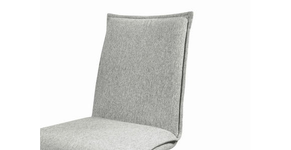 STUHL Webstoff Schwarz, Hellgrau Buche massiv - Hellgrau/Schwarz, Basics, Holz/Textil (46/91/61cm) - Carryhome