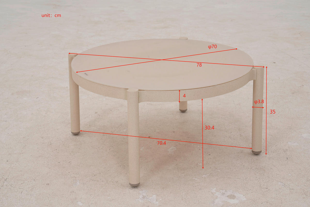 GARTENSET 4-teilig Webstoff Aluminium ,[ ]}4-teilig  - Beige/Hellgrau, Design, Glas/Textil - Ambia Garden