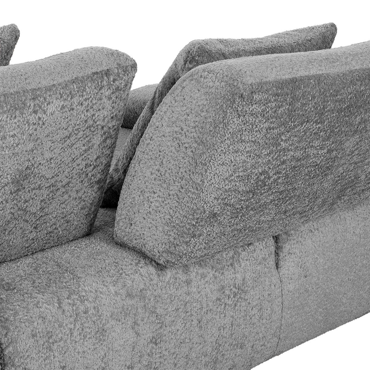 SCHLAFSOFA in Textil Schlammfarben  - Schlammfarben/Schwarz, Konventionell, Kunststoff/Textil (235-255/80/116-138cm) - Carryhome