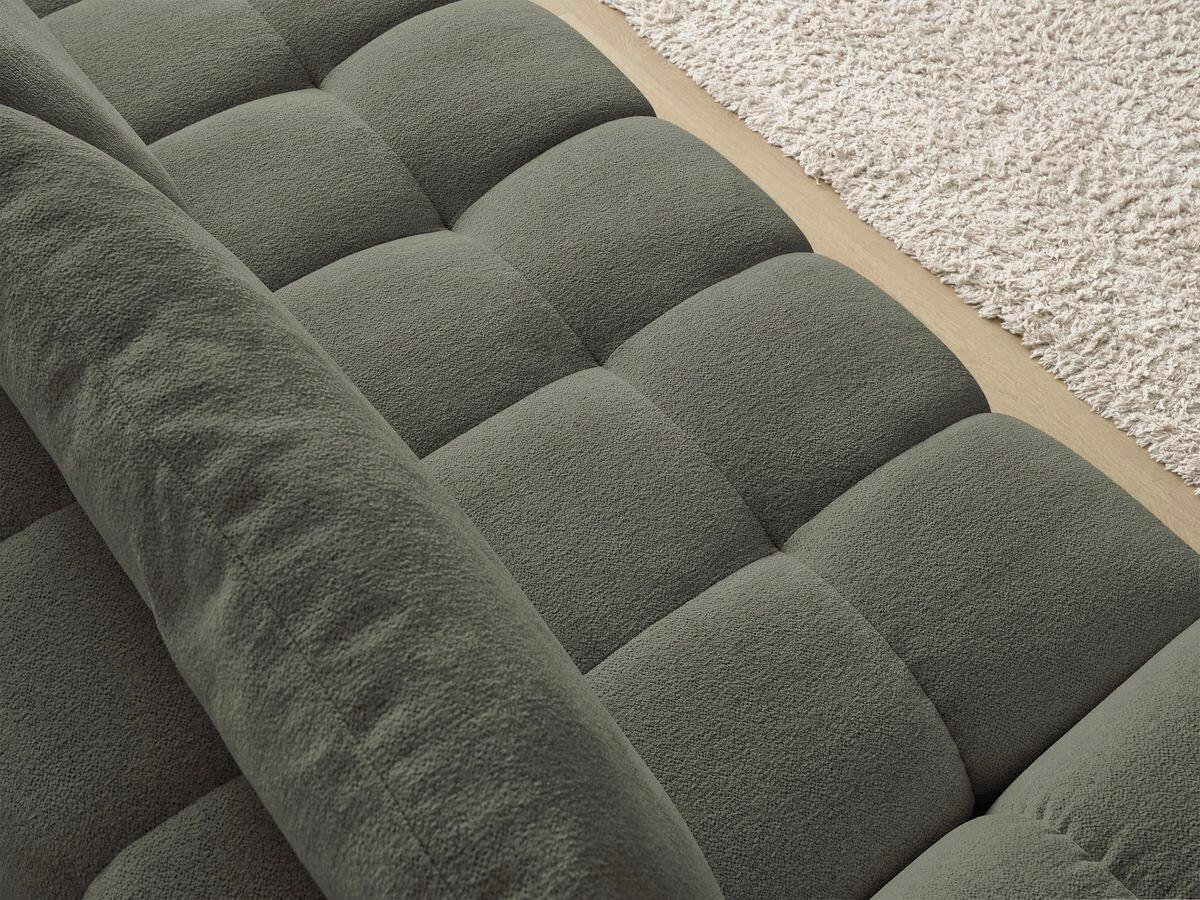 SCHLAFSOFA Flachgewebe Grün  - Schwarz/Grün, MODERN, Kunststoff/Textil (278/115/90cm)