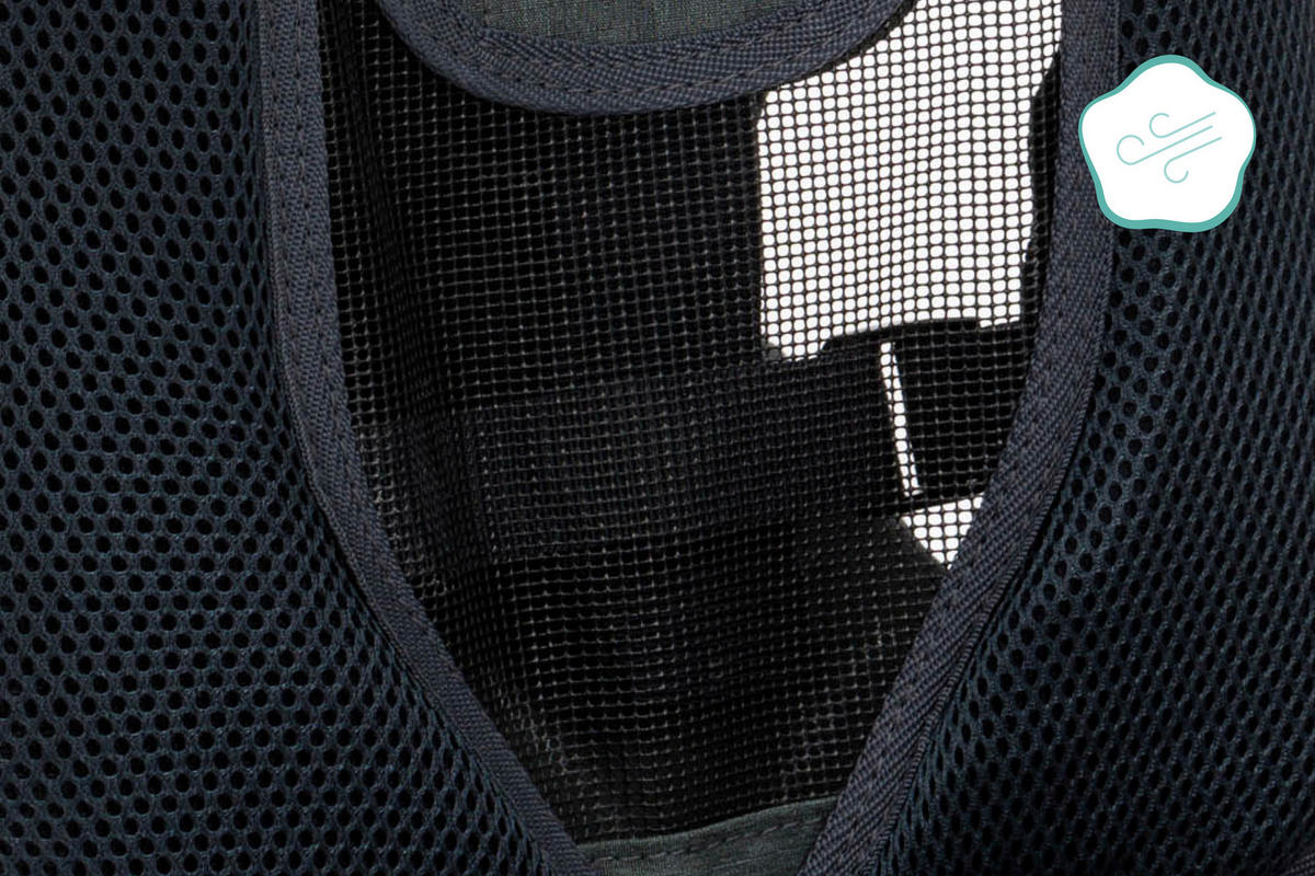 RÜCKENTRAGE Adventure  - Dunkelgrau/Beige, Basics, Textil (30/73/85cm) - Fillikid