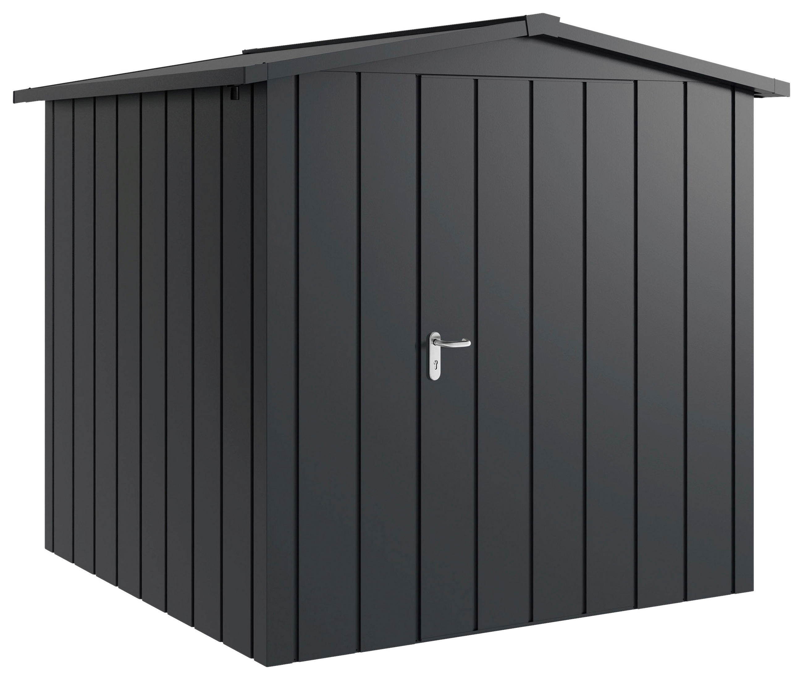 GERÄTEHAUS 237/223/229 cm  - Anthrazit, Basics, Metall (237/223/229cm)