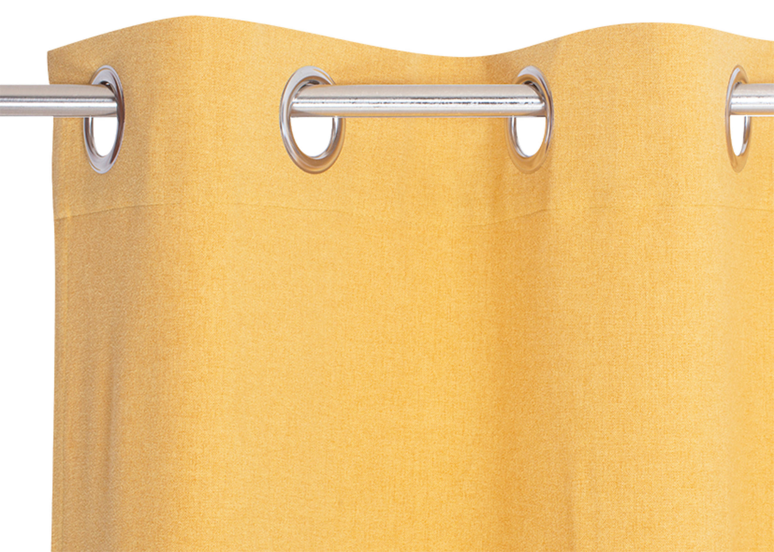 ÖSENSCHAL E-Harp blickdicht 140/250 cm - Dunkelgelb, Basics, Textil (140/250cm) - Esprit