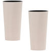 ÜBERTOPF-SET 30/57 cm  - Creme, Basics, Kunststoff (30/57cm) - Siena Garden