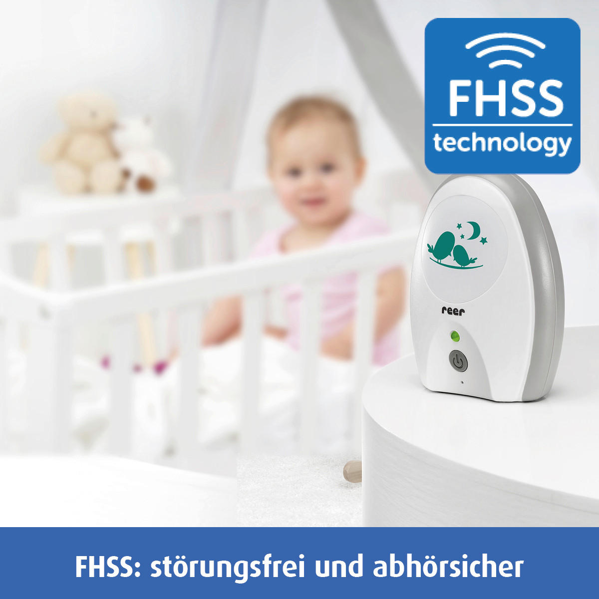 BABYPHONE - Weiß, Basics, Kunststoff (7,4/10/5,3cm) - Reer