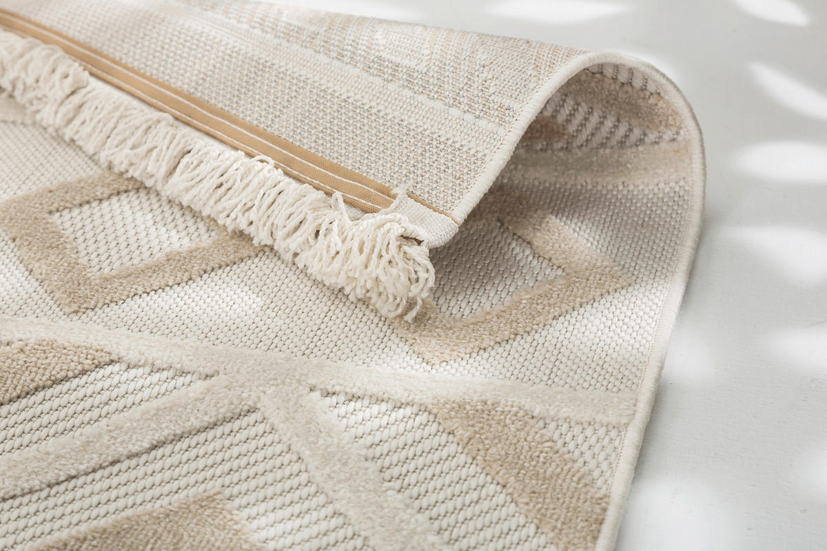 WEBTEPPICH 160/230 cm Summer  - Creme, Basics, Kunststoff/Textil (160/230cm) - Schöner Wohnen
