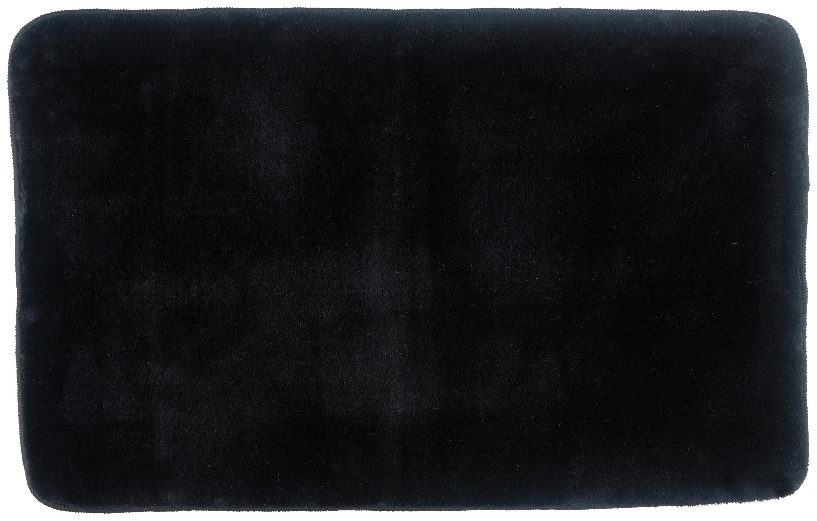 BADEMATTE Schwarz 50/80 cm  - Schwarz, Basics, Textil (50/80cm) - Boxxx