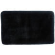 BADEMATTE Schwarz 50/80 cm - Schwarz, Basics, Textil (50/80cm) - Boxxx