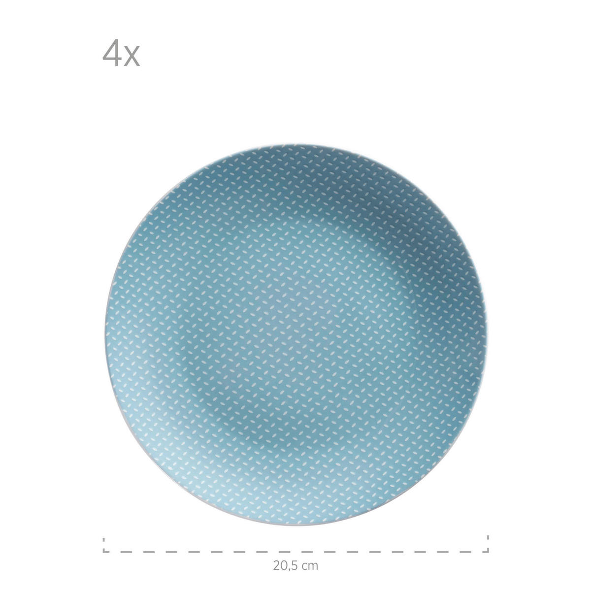 KOMBISERVICE Kitchen Time 16-teilig  - Pastellblau, Basics, Keramik - Mäser