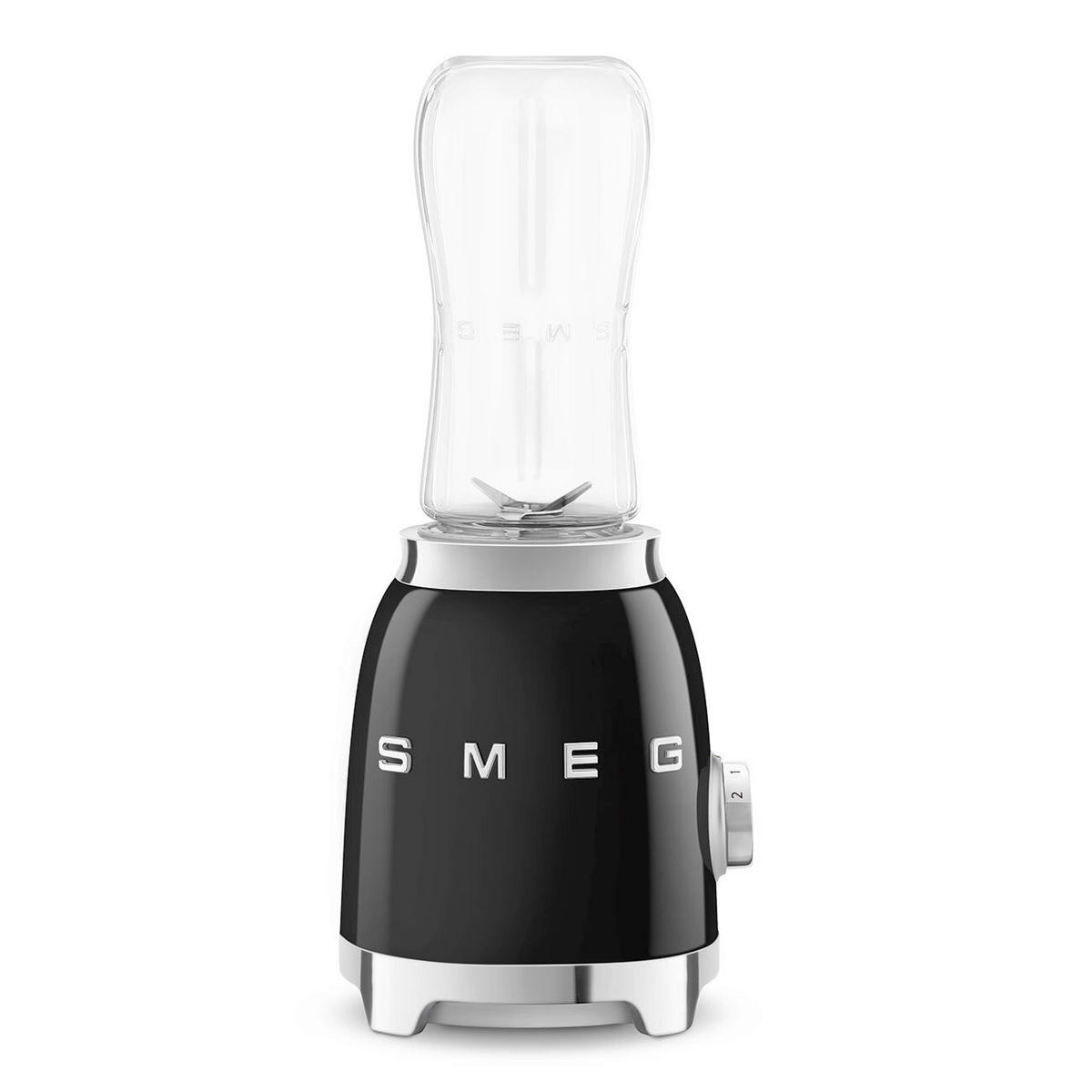 SAMOSTOJEĆI MIKSER    - crna visoki sjaj, Basics, metal/plastika (25,6/33,7/16,2cm) - SMEG