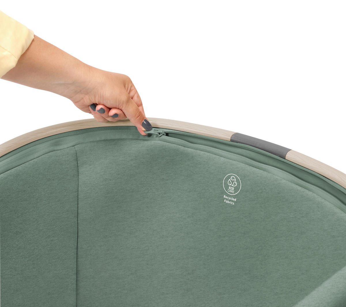 SIDOSÄNG Iora   - mörkgrön, Basics, metall/plast (93/74,5/55cm) - Maxi Cosi Pro