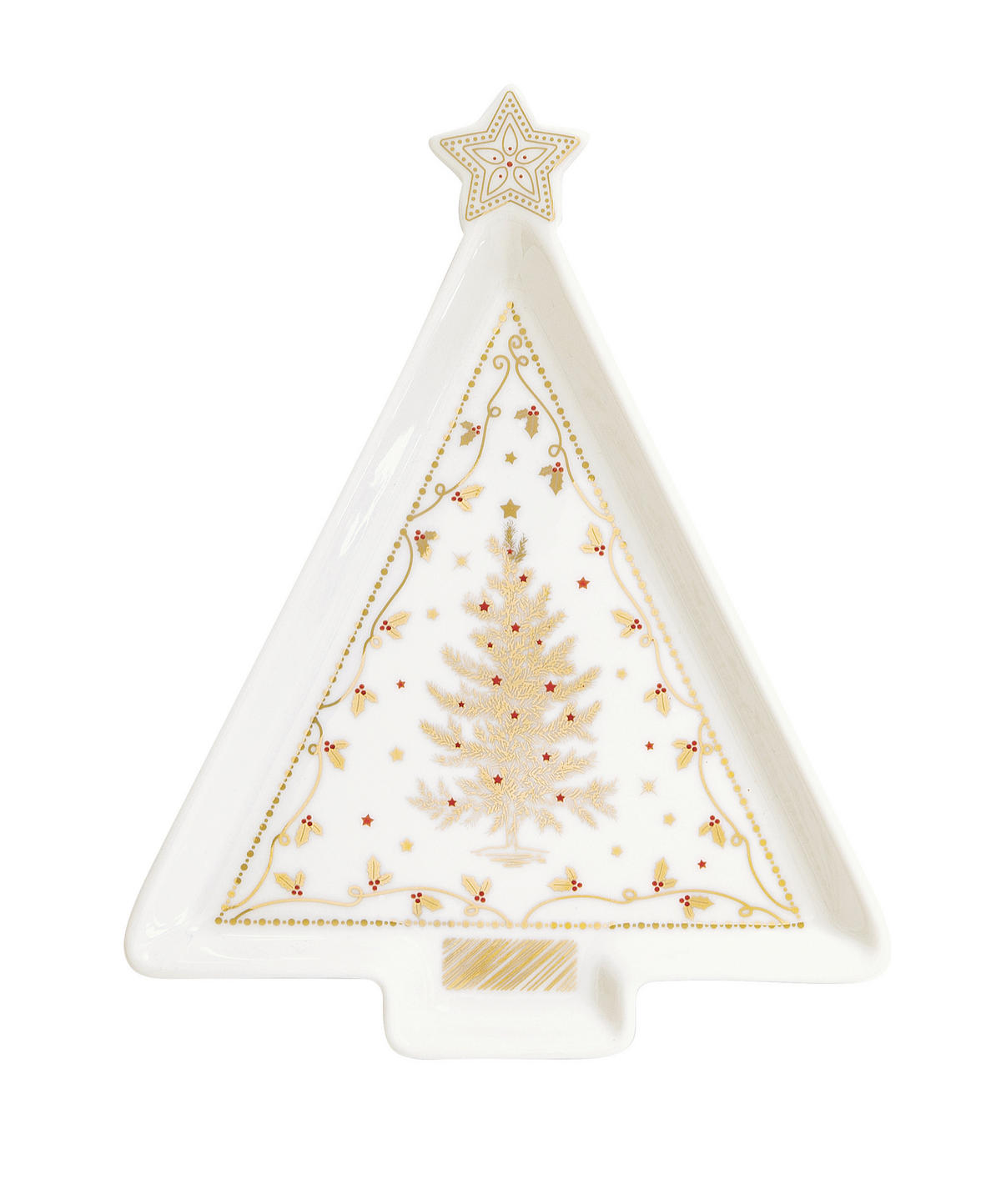 TÁNYÉR 21 cm  - aranyszínű/fehér, Basics, kerámia (21cm)