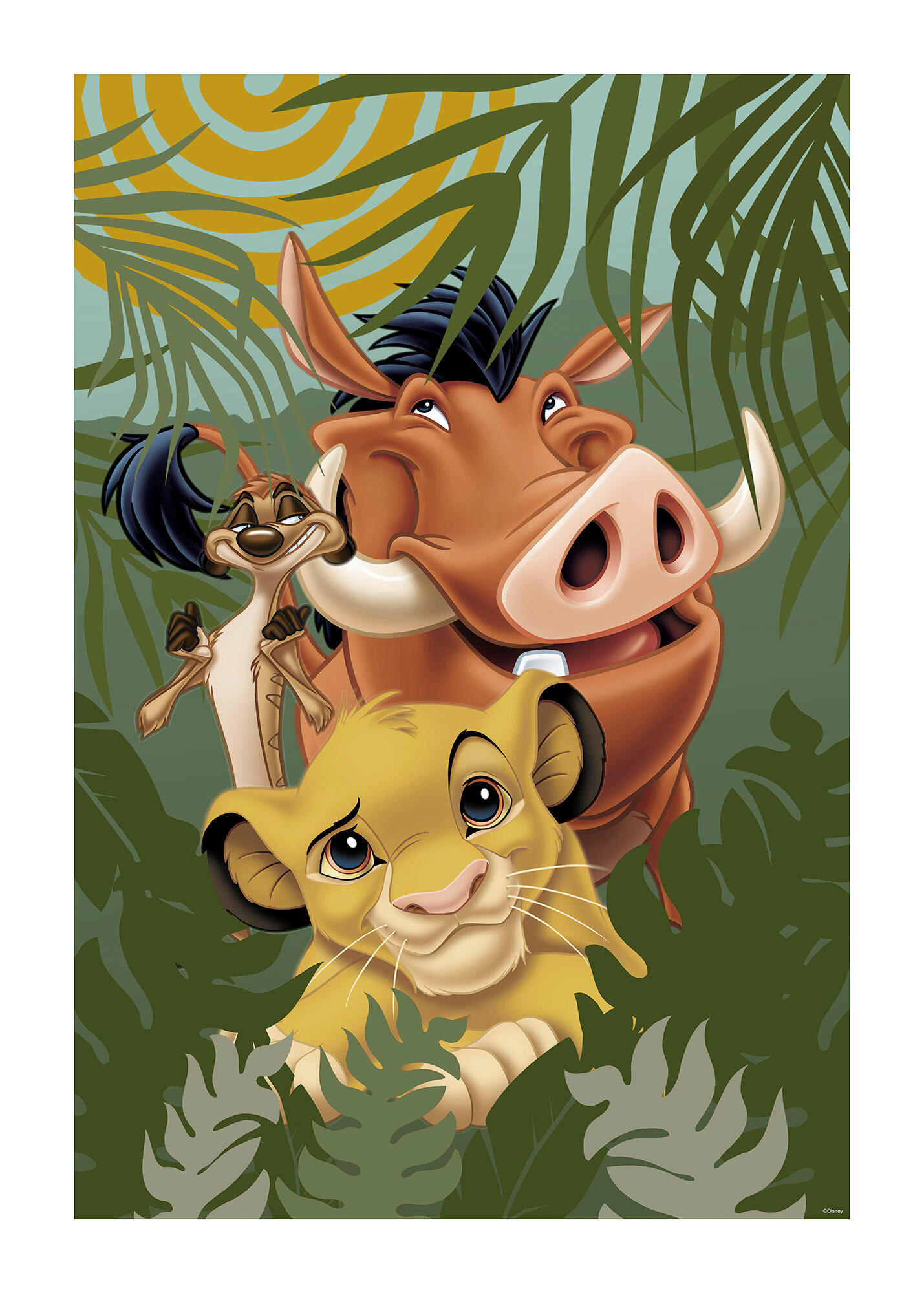 KINDERBILD - Grün, Basics, Papier (40/50cm) - Disney