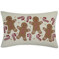 DEKORAČNÍ POLŠTÁŘ 40/60 cm - přírodní barvy/červená, Trend, textil (40/60cm) - X-Mas