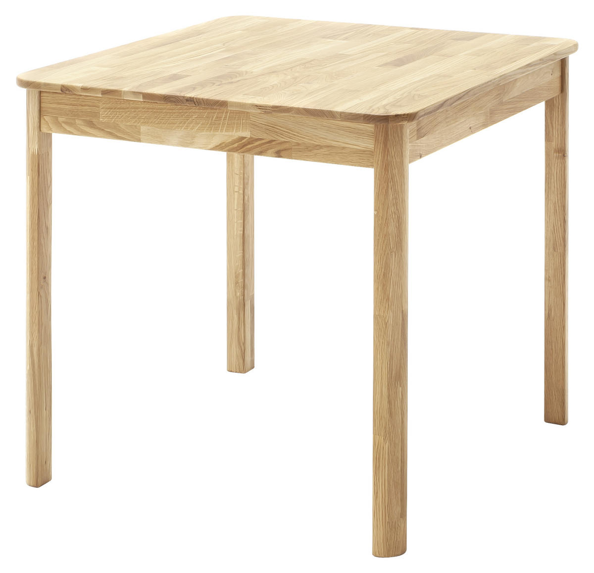 ESSTISCH in Holz  - Wildeiche, KONVENTIONELL, Holz (80/80/76cm) - MID.YOU