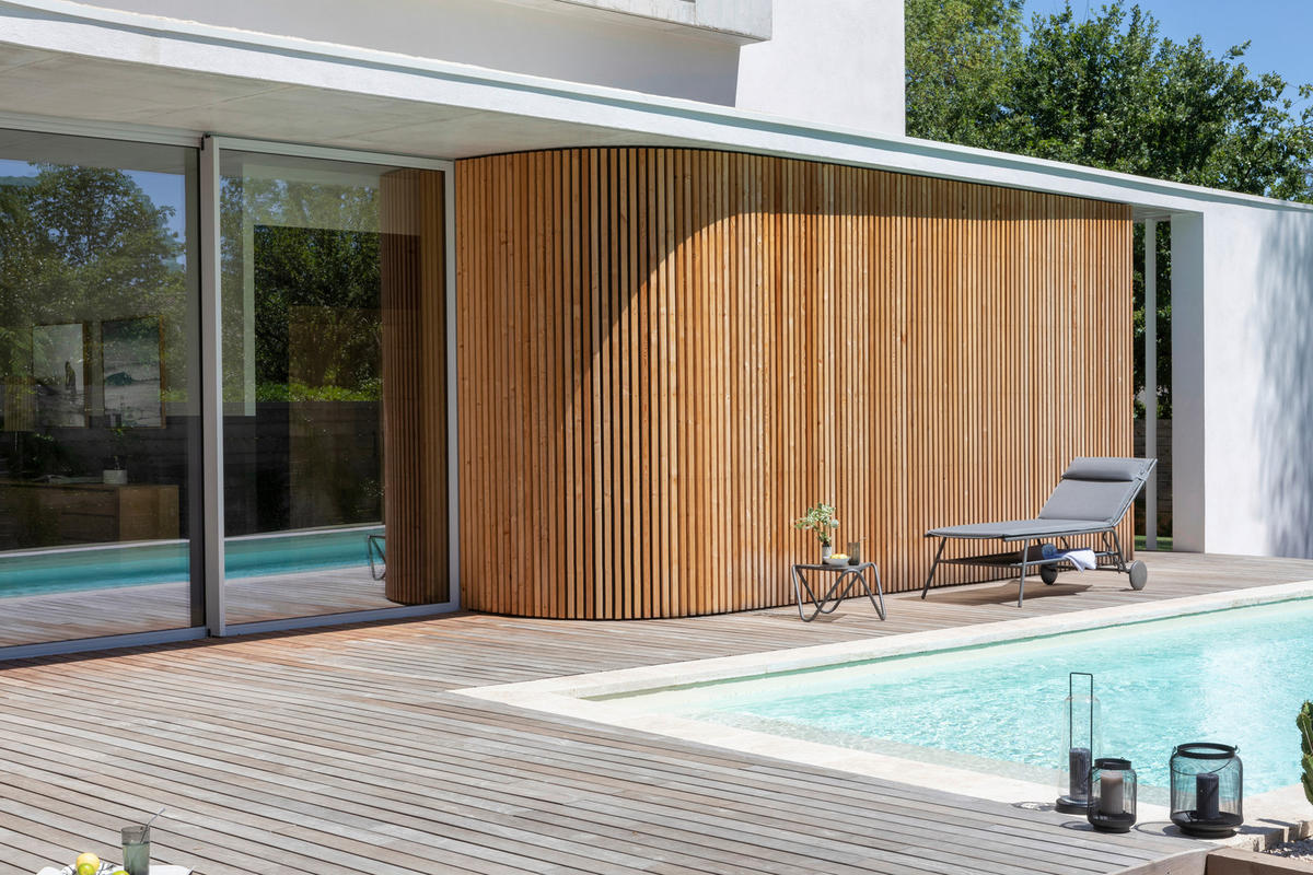 GARTENLIEGE 80/48/200 cm  - Grau, Basics, Textil/Metall (80/48/200cm) - Lafuma Mobilier