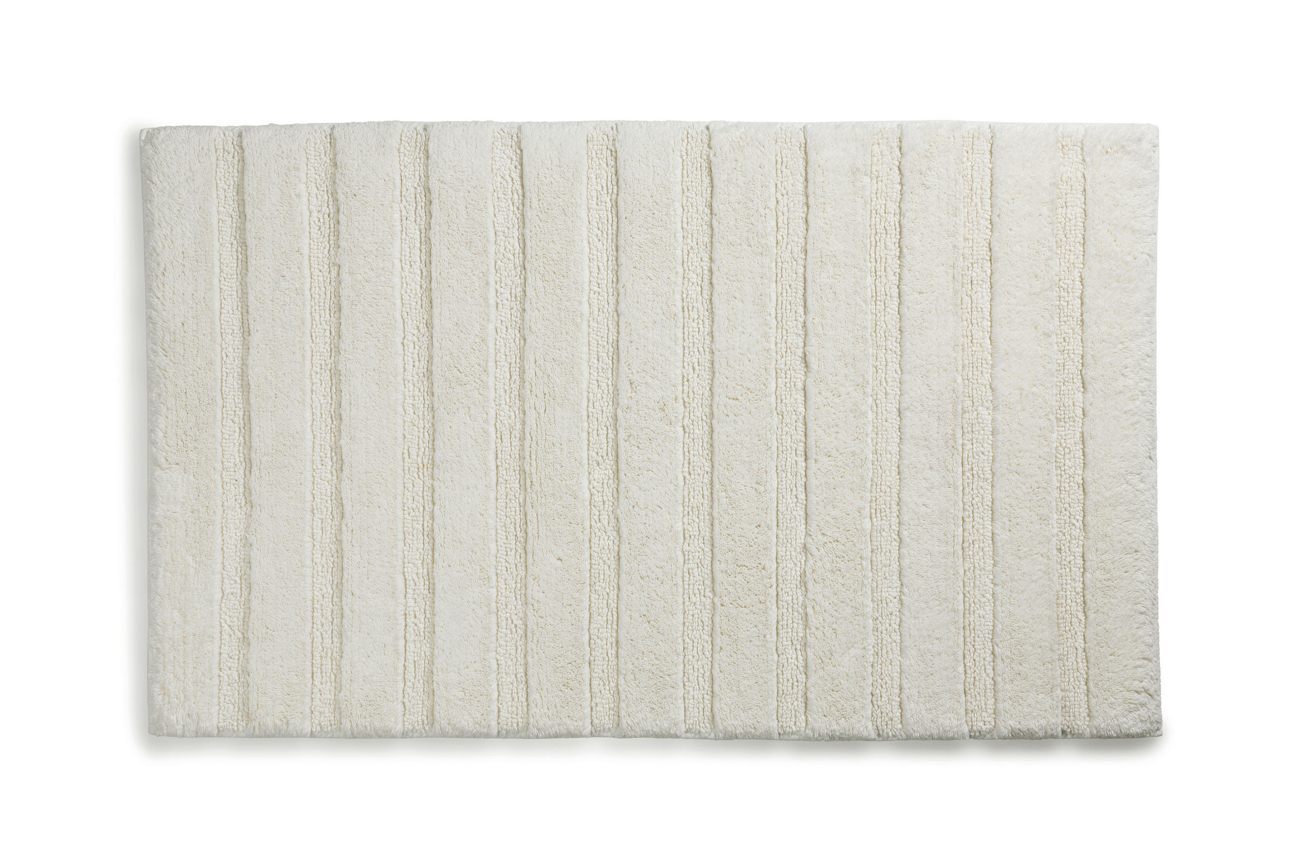 BADEMATTE Weiß  - Weiß, KONVENTIONELL, Textil (80/50/1,6cm) - Kela