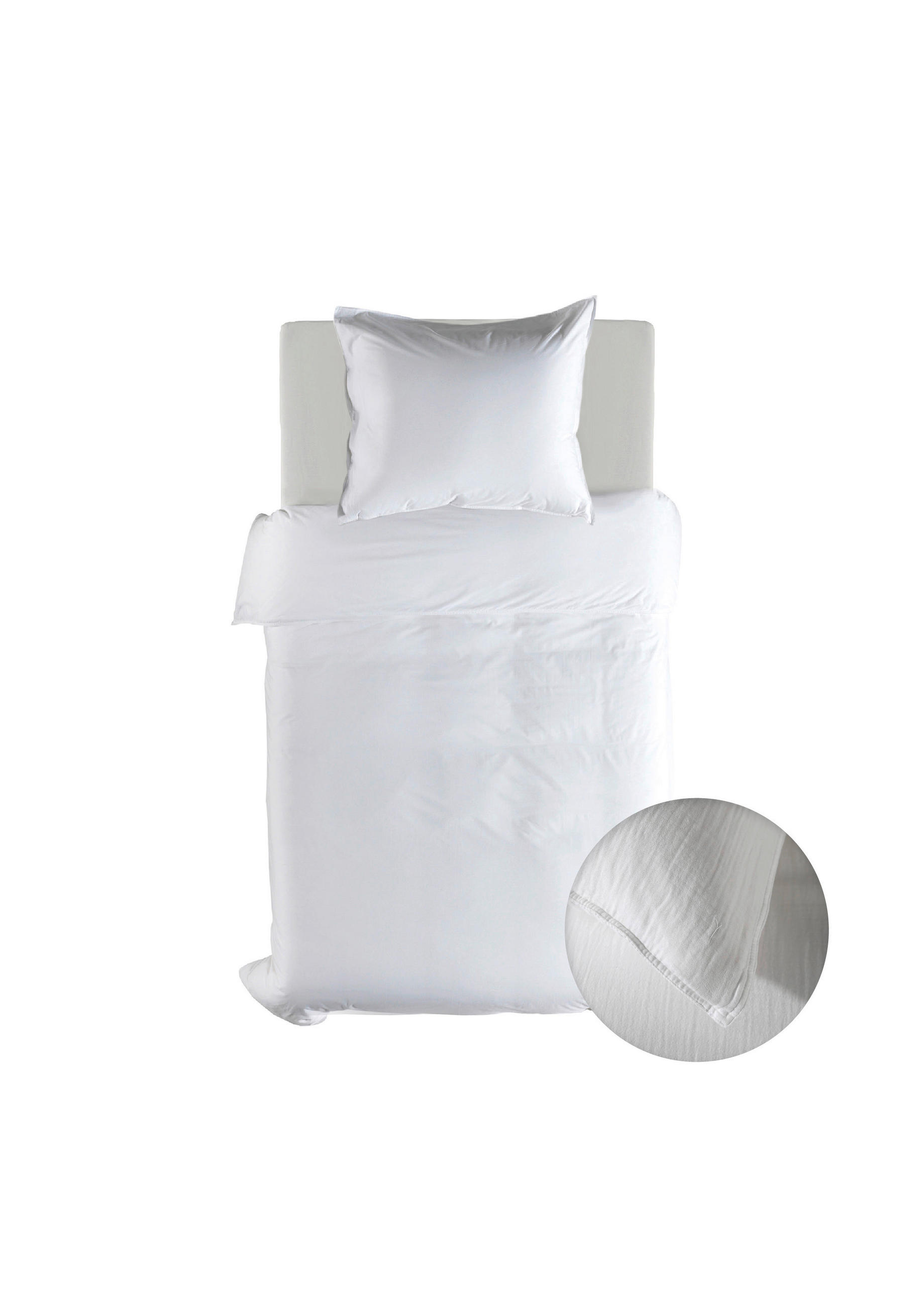 BETTWÄSCHE Suite-Guadeloupe Renforcé 155/220 cm  - Weiß, Basics, Textil (155/220cm)