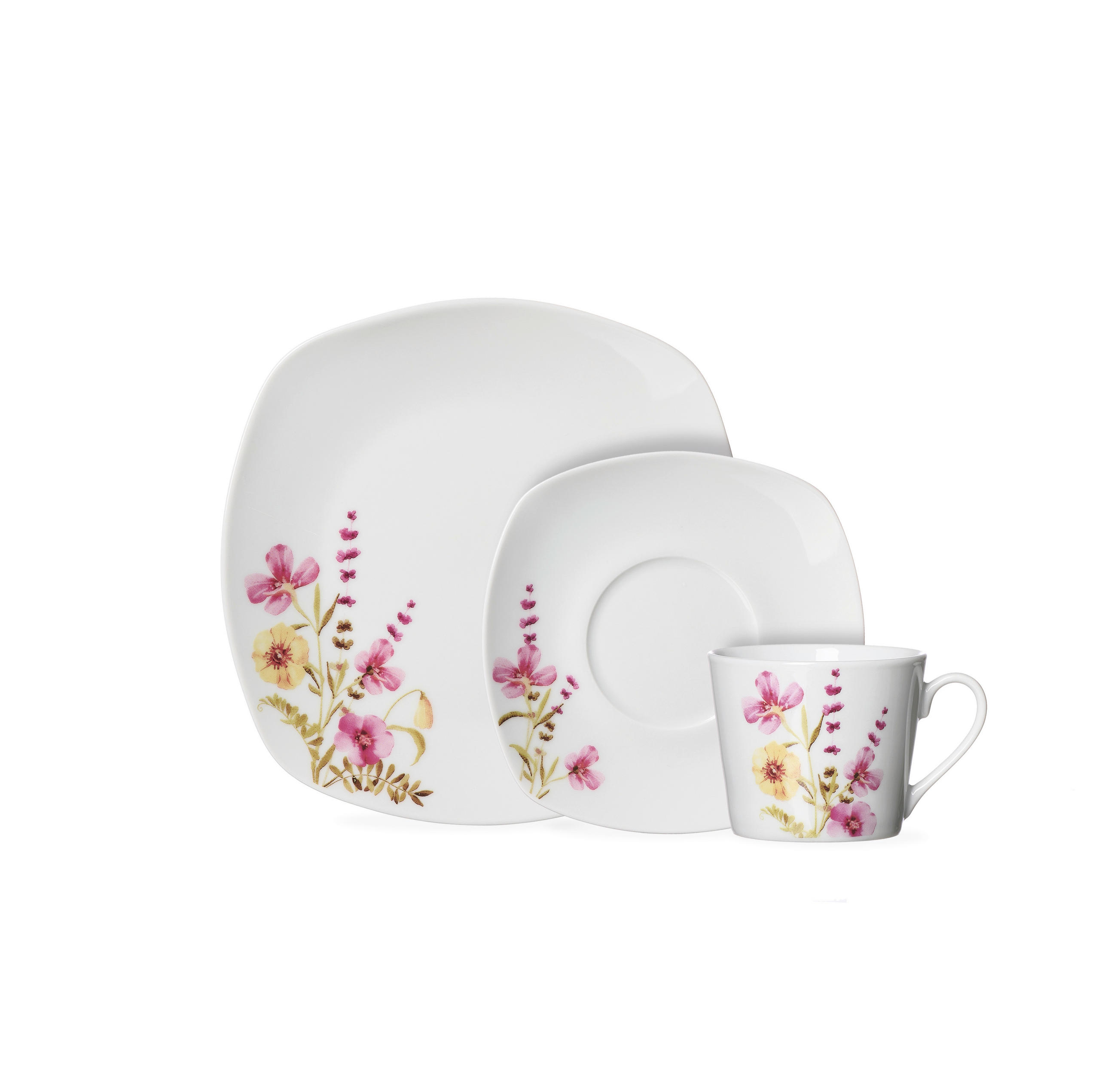 KAFFEESERVICE Multicolor 18-teilig Malve  - Multicolor, Basics, Keramik (26/21/22cm) - Ritzenhoff Breker