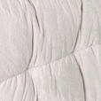 BIGSOFA Plüsch Weiß  - Schwarz/Weiß, KONVENTIONELL, Kunststoff/Textil (262/70/115cm) - Carryhome