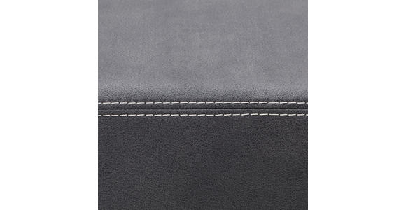 HOCKER in Textil Grau  - Beige/Schwarz, Design, Textil/Metall (70/45/70cm) - Hom`in