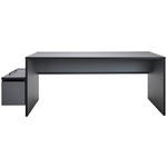 GAMINGTISCH Dunkelgrau  - Dunkelgrau, MODERN, Holzwerkstoff (210/80/75cm) - Novel