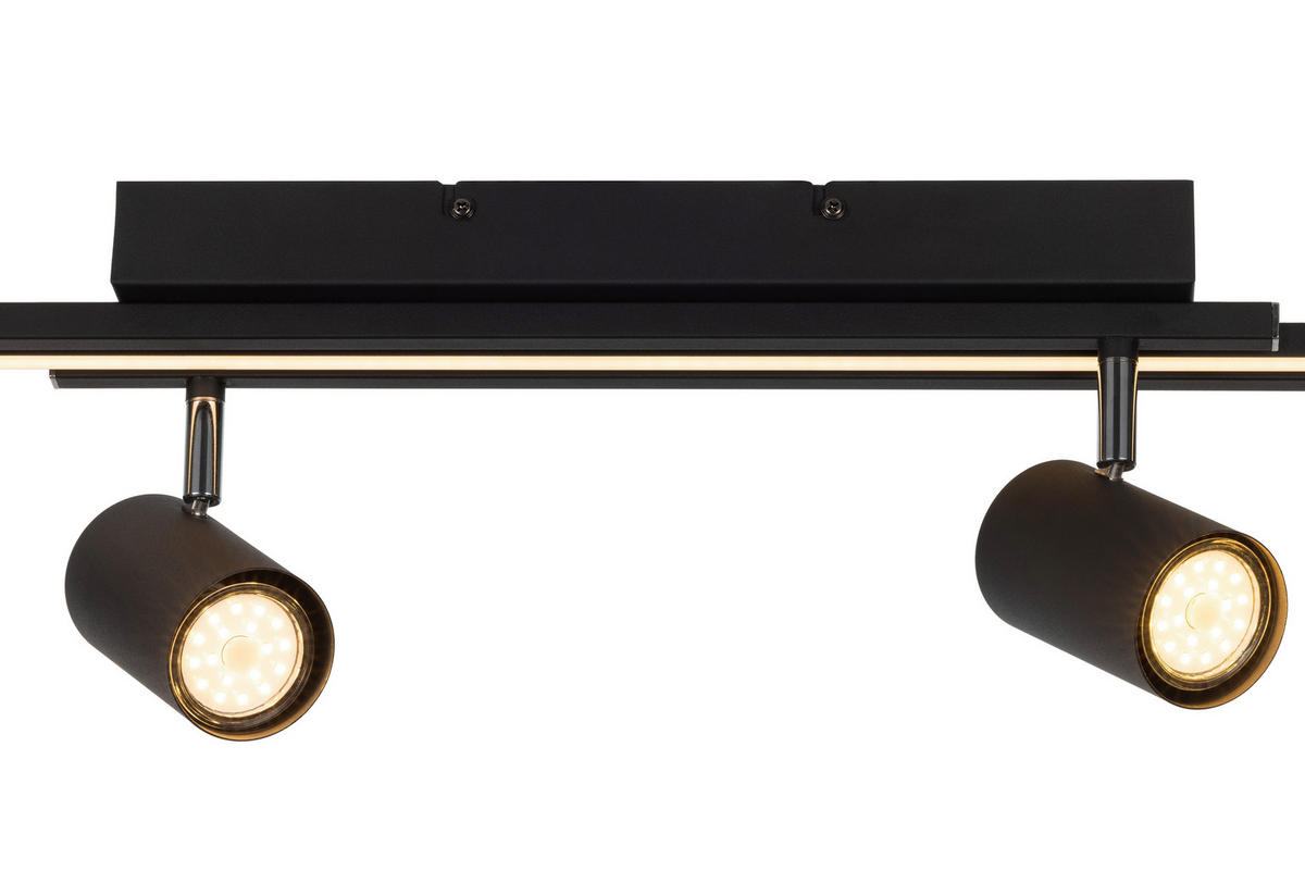 STRAHLER Chason 140/8/14,5 cm   - Schwarz, Basics, Kunststoff/Metall (140/8/14,5cm) - Novel