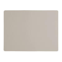 TISCHSET Leder Graubraun  - Graubraun, Basics, Leder (40/30/0.2cm)