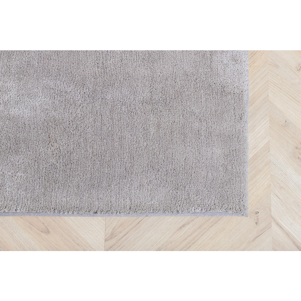 Thumbnail - P & B Hochflorteppich, Hellgrau, Textil, rechteckig, 170x240 cm, Handmade in China, leicht zusammenrollbar, Teppiche & B...