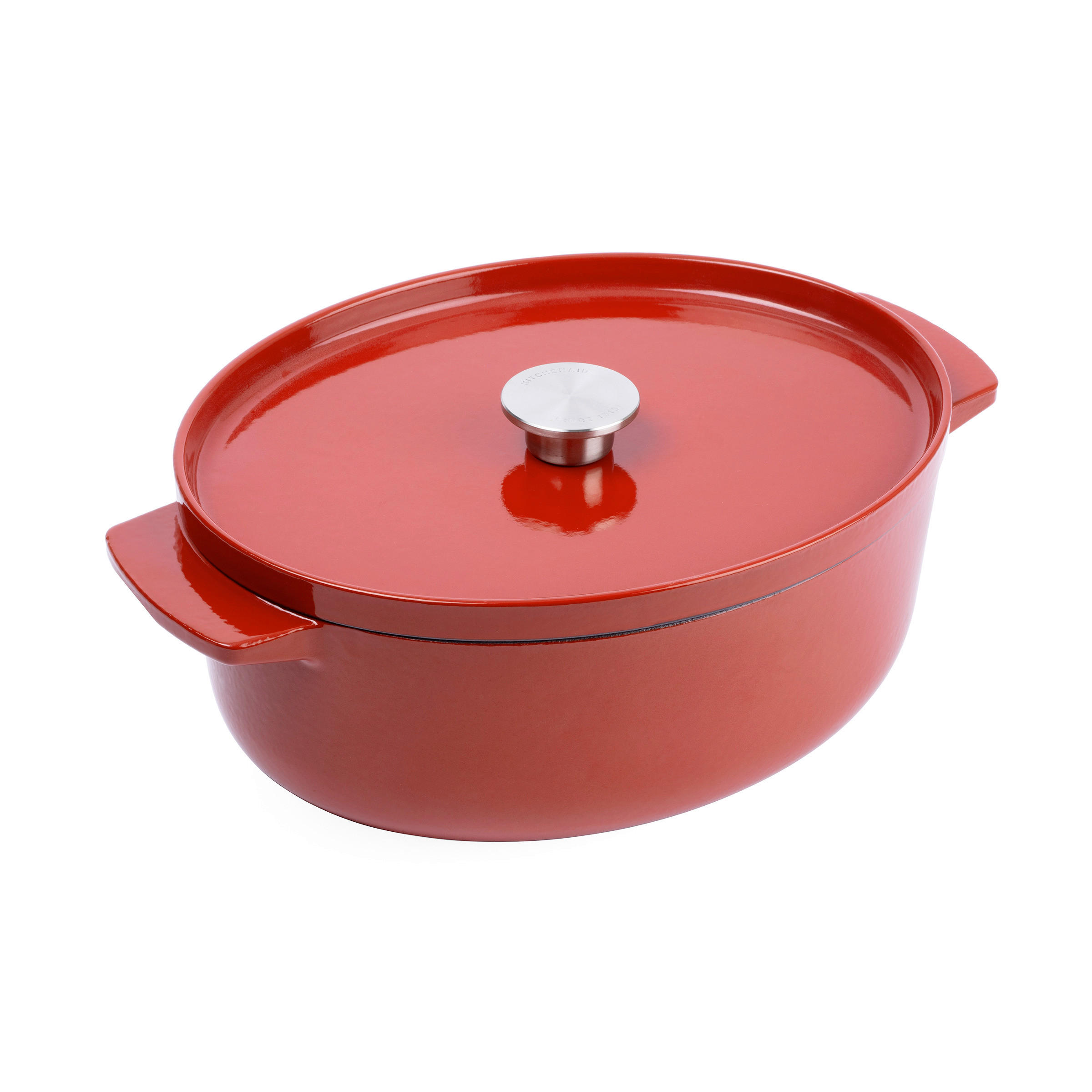 BRÄTER Cast Iron  - Rot/Creme, Basics, Metall (5.6l) - Kitchenaid