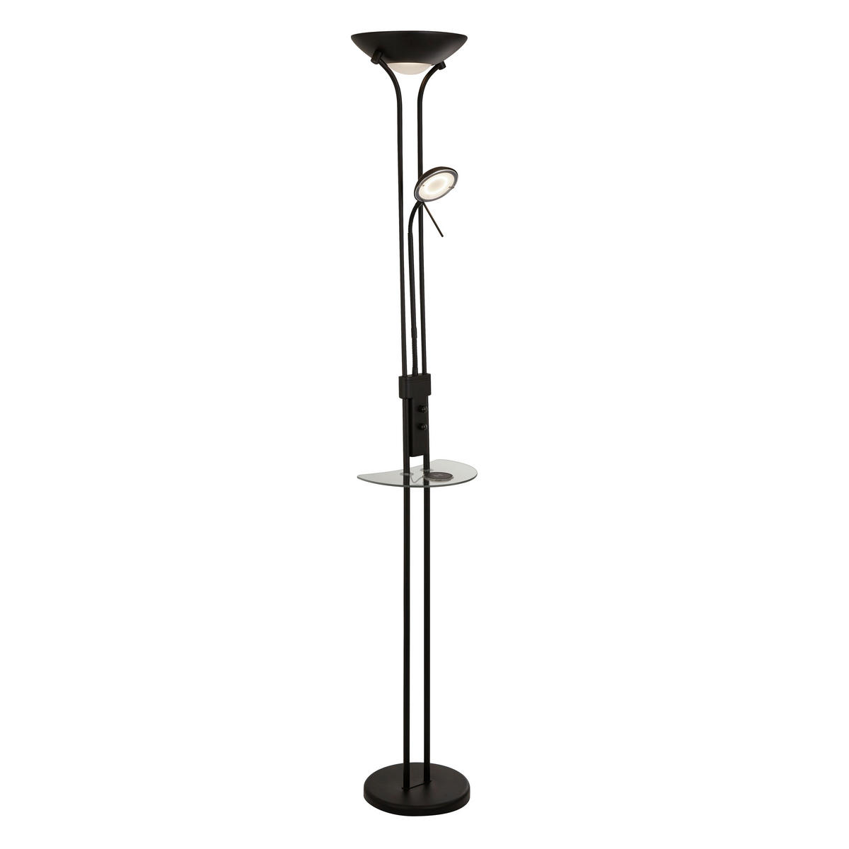 LED-UPLIGHT Wireless USB 25.4/29/177 cm    - svart, Basics, metall/glas (25.4/29/177cm)