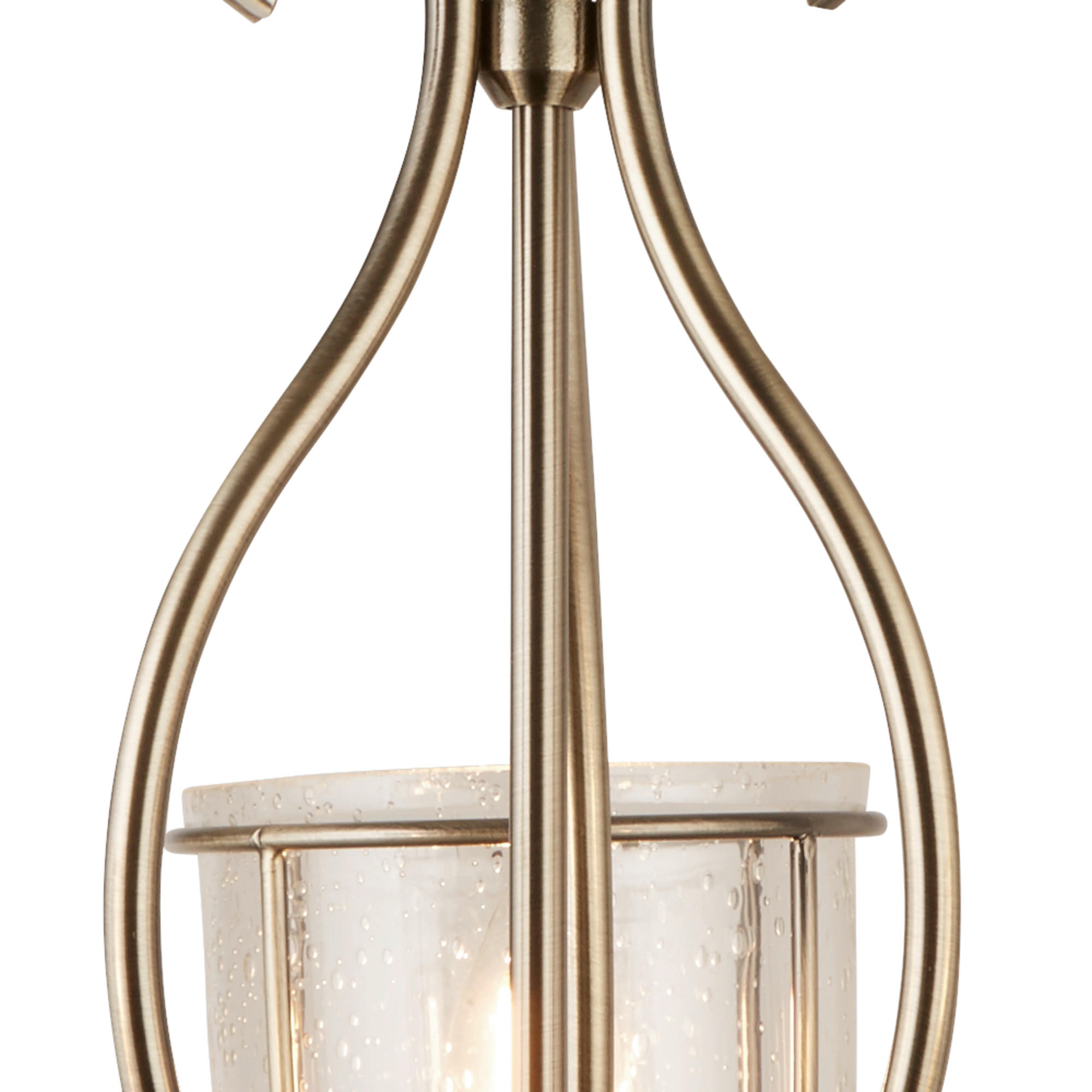 CANDELABRU - alămiu, Basics, sticlă/metal (52/100cm)