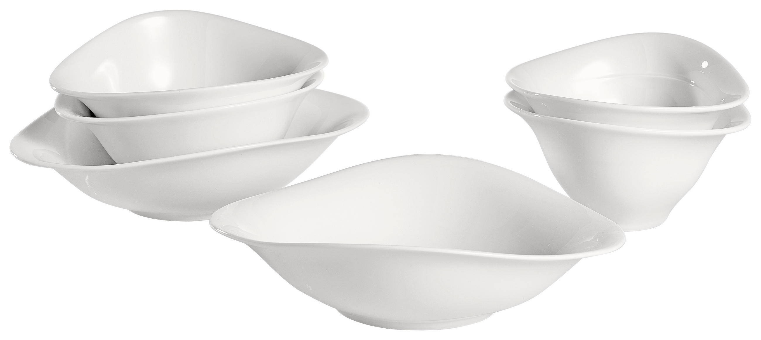 TELLERSET Villeroy & Boch, Vapiano 6-teilig  - Weiß, MODERN, Keramik - Villeroy & Boch