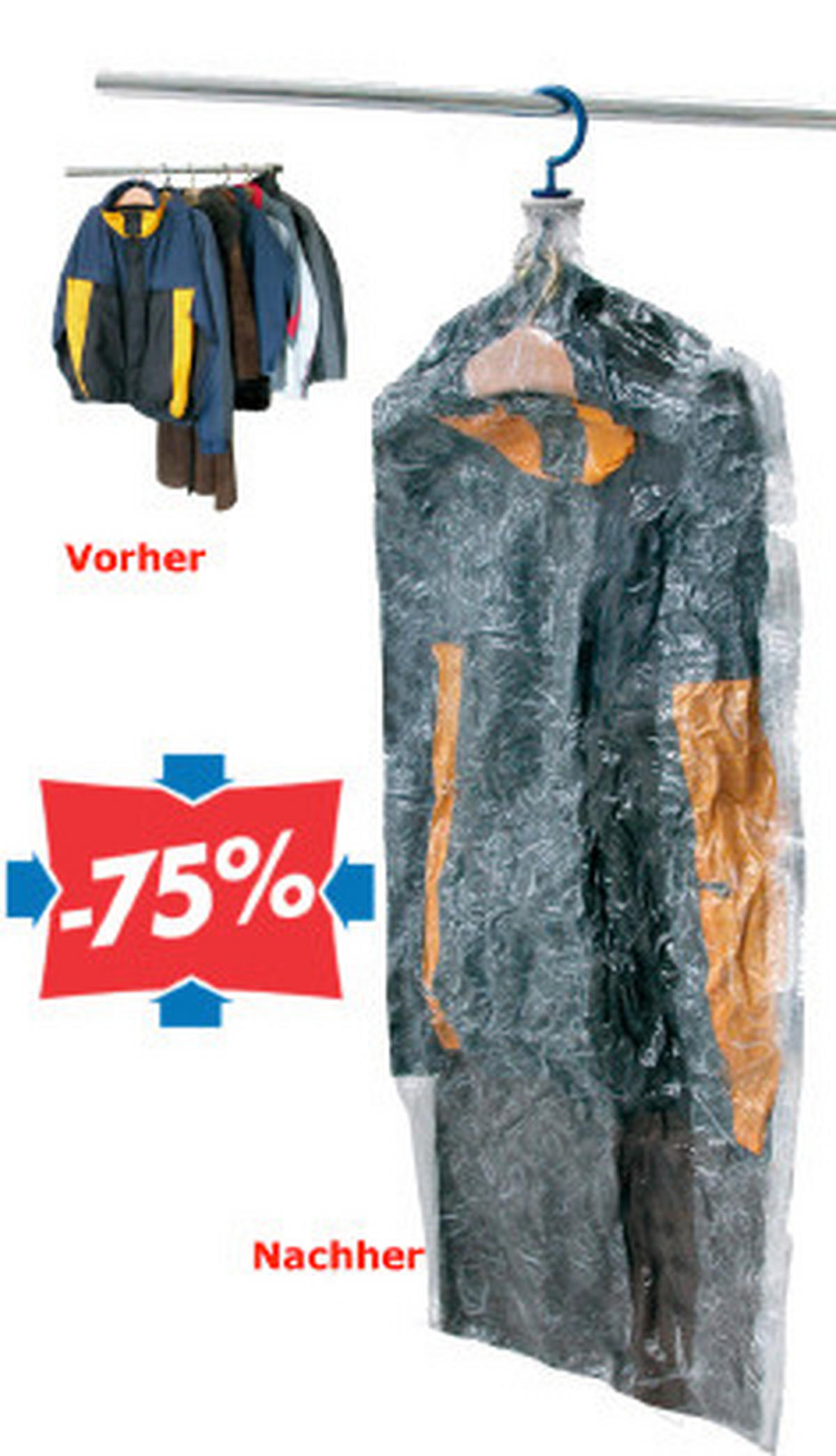 HUSĂ DE HAINE - transparent, Basics, plastic (70/145cm)