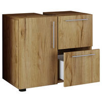 WASCHBECKENUNTERSCHRANK 61/51/32 cm  - Honigeiche/Eichefarben, MODERN, Holzwerkstoff (61/51/32cm) - MID.YOU