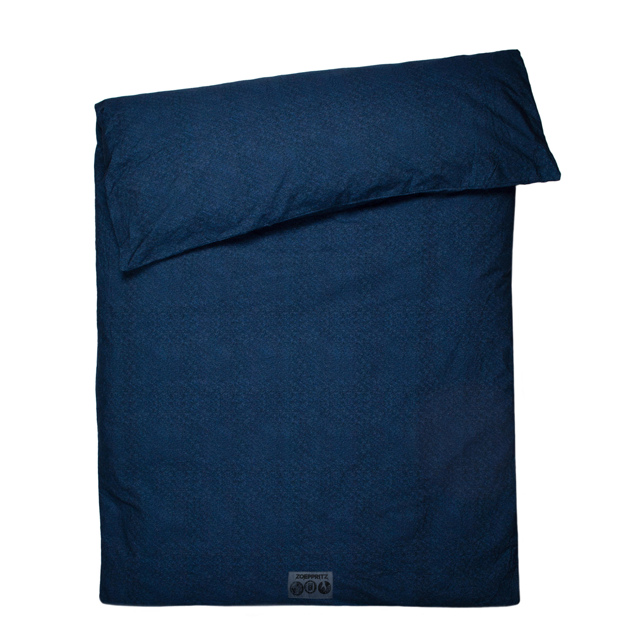 Zoeppritz Bettdeckenbezug Easy Denim Blau 135x200 cm