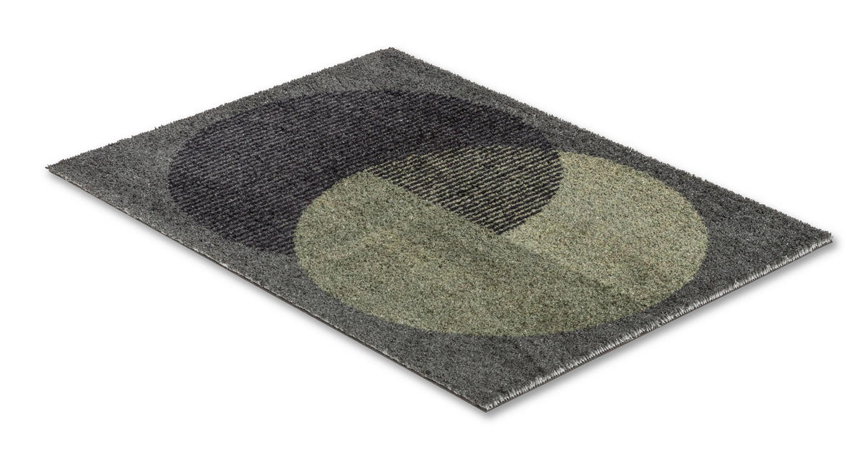 FUSSMATTE - Olivgrün, Konventionell, Textil (50/70cm) - Schöner Wohnen Teppi