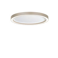 LED-DECKENLEUCHTE 55/4 cm    - Taupe/Weiß, Design, Metall (55/4cm) - BOPP