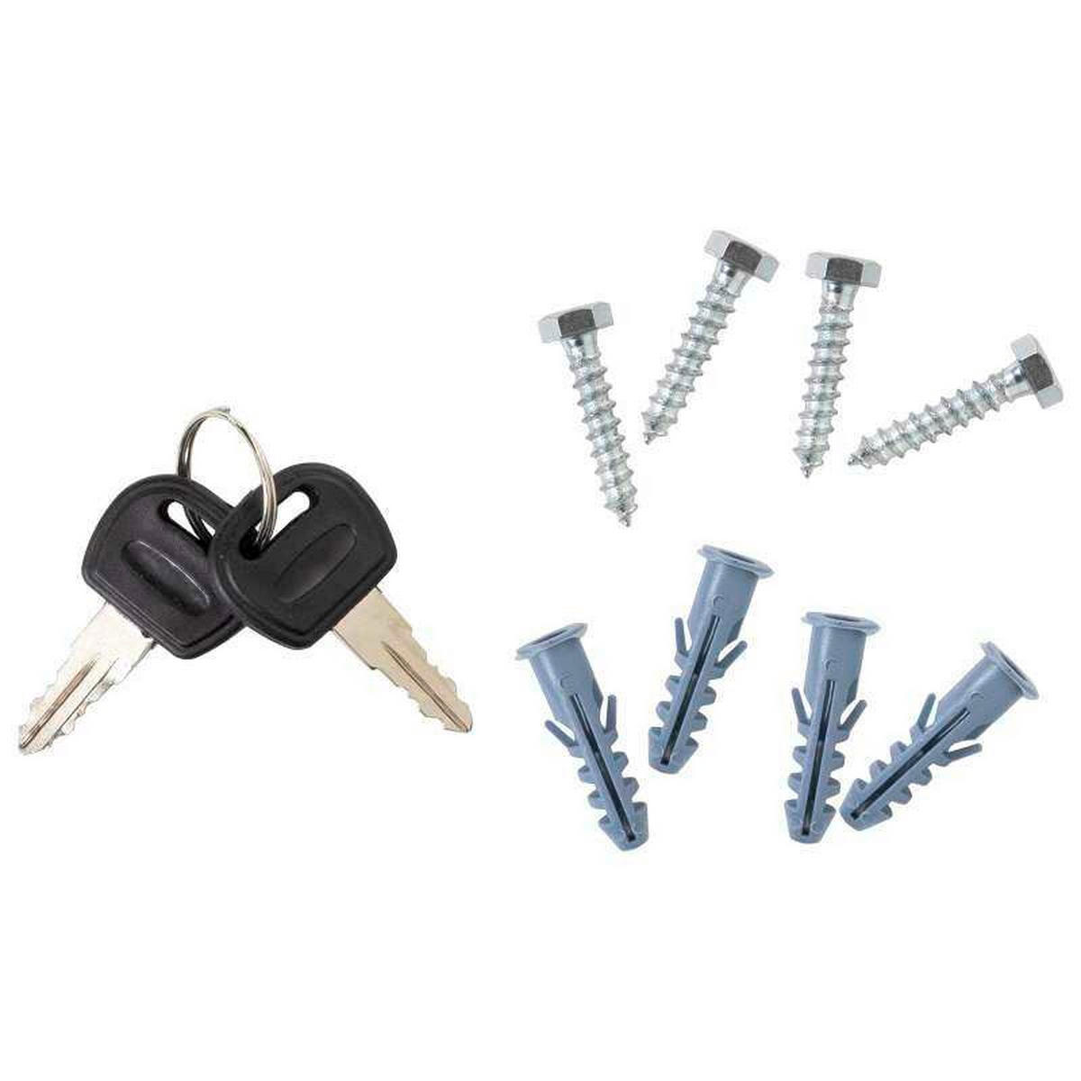 TRESOR - Anthrazit, KONVENTIONELL, Metall (43/30/32cm) - ROTTNER