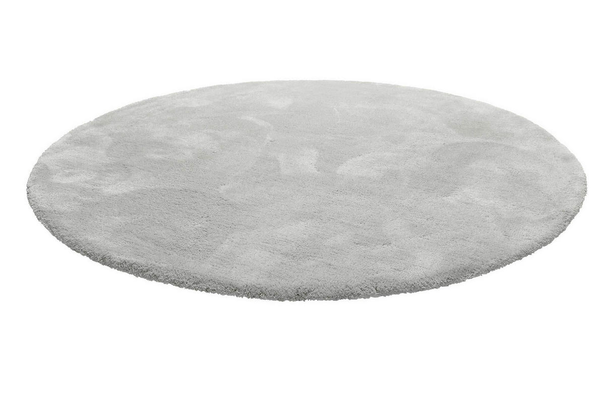 HOCHFLORTEPPICH 120 cm Emilia Hellgrau  - Hellgrau, KONVENTIONELL, Textil (120cm) - WECON HOME BASIC