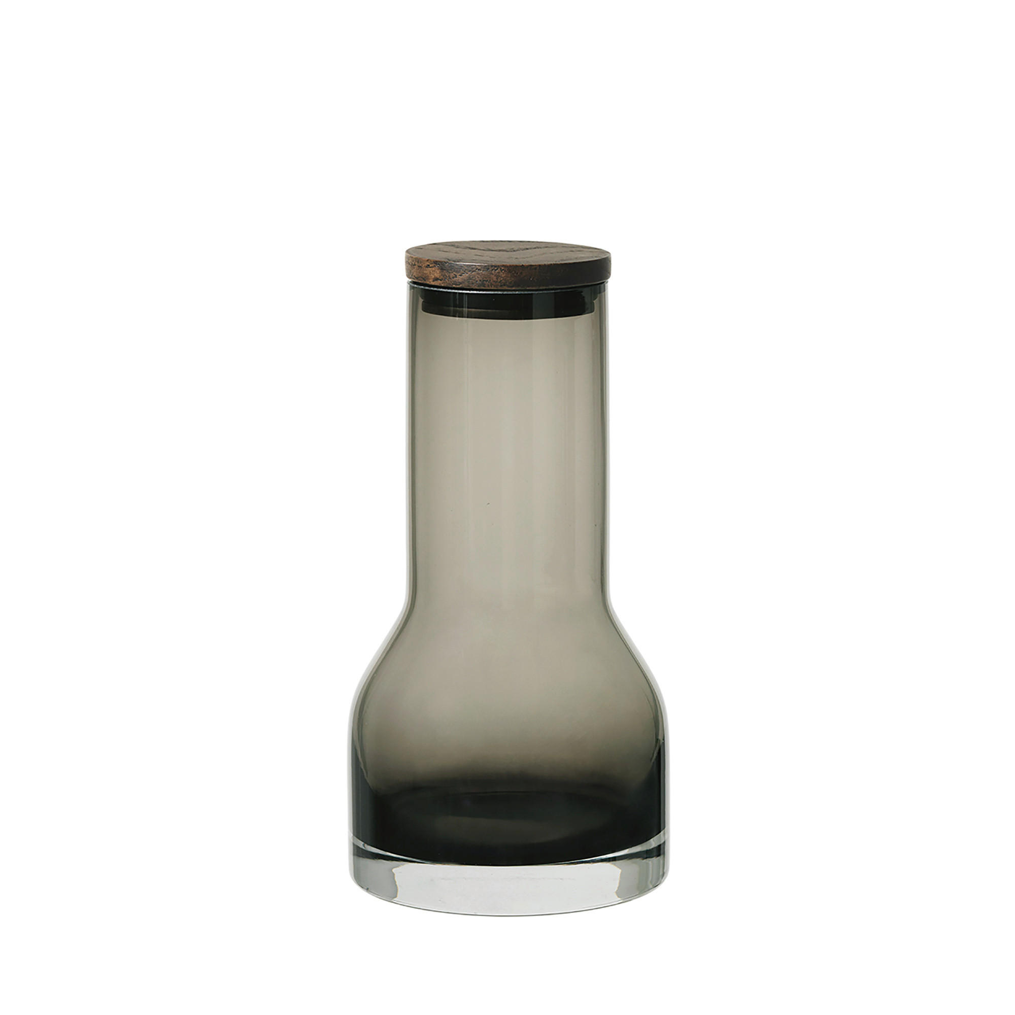 WASSERKARAFFE 0,65 L    - Grau, Design, Glas (10/19,5cm) - Blomus