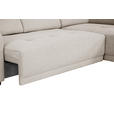 ECKSOFA Greige Struktur  - Greige/Schwarz, Design, Kunststoff/Textil (205/284cm) - Xora