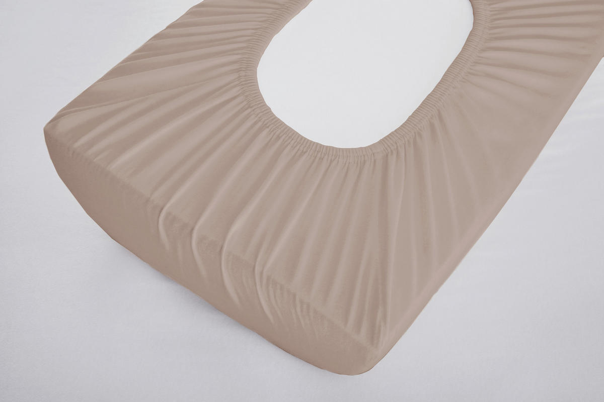 NACKENKISSENBEZUG - Braun, Basics, Textil (18,5/27cm)