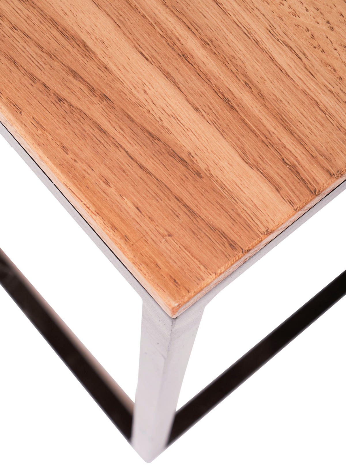 COUCHTISCH in Holz 110/60/40 cm  - Schwarz/Naturfarben, Basics, Holz/Metall (110/60/40cm) - MID.YOU