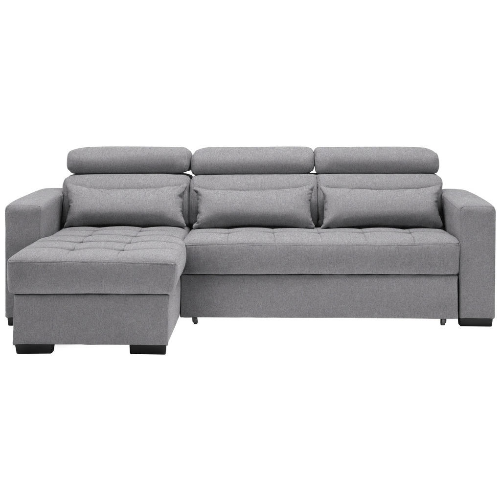 Carryhome ROHOVÁ SEDAČKA, textil, sivohnedá
